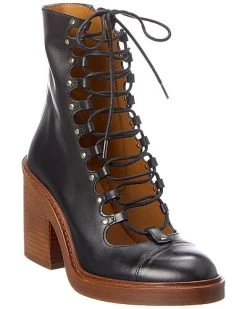 Chloé May Leather Bootie Women