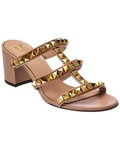 Valentino Rockstud No Limit 60 Leather Sandal Women