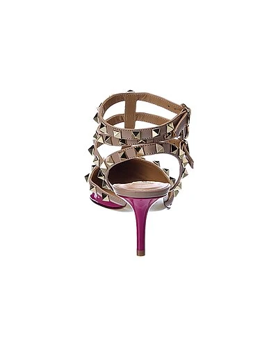 Valentino Rockstud Caged 65 Patent Ankle Strap Pump Women 5 Valentino Rockstud Caged 65 Patent Ankle Strap Pump Women - Image 3