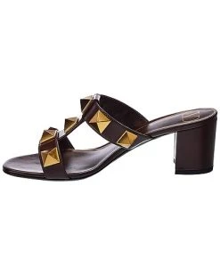Valentino Roman Stud 60 Leather Sandal Women -Valentino shop 1313431146 RLLD 2