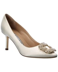 Manolo Blahnik Hangisi 70 Satin Pump Women