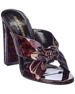 Saint Laurent Bianca 100 Patent Sandal Women