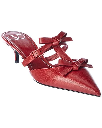 Valentino French Bows 45 Leather Pump Women 3 Valentino French Bows 45 Leather Pump Women