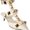 Valentino Roman Stud 40 Leather Ankle Strap Pump Women -Valentino shop 1313435365 RLLD 1