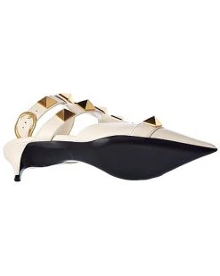 Valentino Roman Stud 40 Leather Ankle Strap Pump Women -Valentino shop 1313435365 RLLD 4