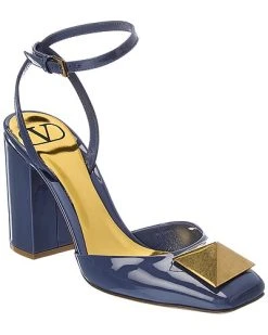 Valentino One Stud 90 Patent Pump Women