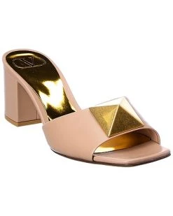 Valentino One Stud 60 Leather Sandal Women