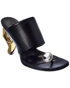 JW Anderson Chain Detail Leather Sandal Women