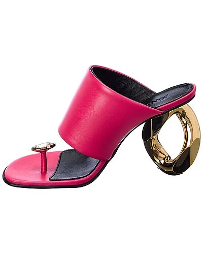 JW Anderson Chain Detail Leather Sandal Women 4 JW Anderson Chain Detail Leather Sandal Women - Image 2
