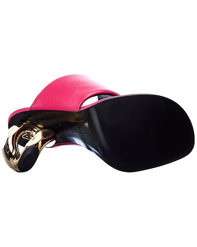JW Anderson Chain Detail Leather Sandal Women 6 JW Anderson Chain Detail Leather Sandal Women - Image 4
