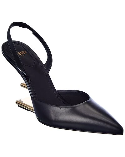 FENDI First Leather Slingback Pump Women 3 FENDI First Leather Slingback Pump Women