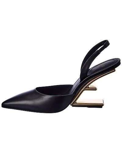 FENDI First Leather Slingback Pump Women 4 FENDI First Leather Slingback Pump Women - Image 2