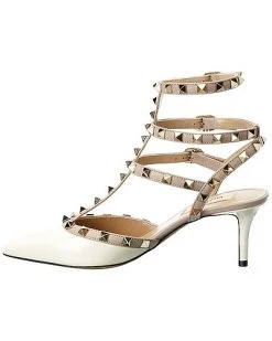Valentino Rockstud Caged 65 Patent Ankle Strap Pump Women -Valentino shop 1313439150 RLLD 2