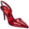 Christian Louboutin Astrid 85 Patent Slingback Pump Women