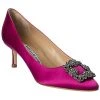 Manolo Blahnik Hangisi 50 Satin Pump Women -Valentino shop 1313444546 RLLD 1