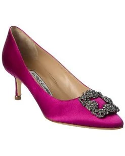Manolo Blahnik Hangisi 50 Satin Pump Women