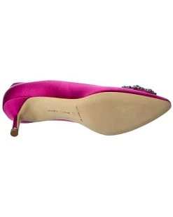 Manolo Blahnik Hangisi 50 Satin Pump Women -Valentino shop 1313444546 RLLD 4