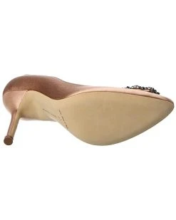 Manolo Blahnik Hangisi 105 Satin Pump Women -Valentino shop 1313444548 RLLD 4