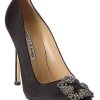 Manolo Blahnik Hangisi 115 Satin Pump Women 2 Manolo Blahnik Hangisi 115 Satin Pump Women -Valentino shop 1313444551 RLLD 1