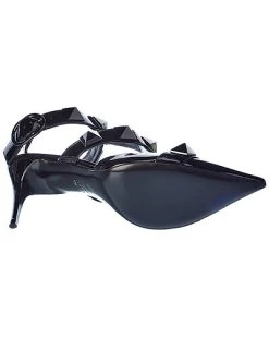 Valentino Roman Stud 80 Patent Ankle Strap Pump Women -Valentino shop 1313445236 RLLD 4