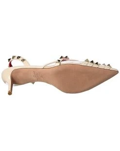 Valentino Rockstud Alcove 65 Patent & Mesh Slingback Pump Women -Valentino shop 1313445237 RLLD 4