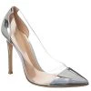 Gianvito Rossi Plexi 105 Vinyl & Leather Pump Women