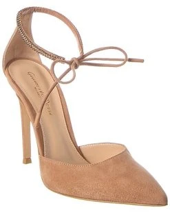 Gianvito Rossi Montecarlo D'Orsay 105 Suede Pump Women