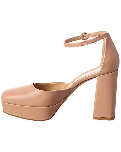 Gianvito Rossi Vian 70 Leather Platform Pump Women 4 Gianvito Rossi Vian 70 Leather Platform Pump Women - Image 2