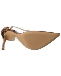 Gianvito Rossi Leif 105 Vinyl & Leather Pump Women -Valentino shop 1313445946 RLLD 4