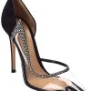 Gianvito Rossi Leif 105 Suede & Vinyl Pump Women -Valentino shop 1313445947 RLLD 1