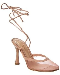 Gianvito Rossi Celenie 95 Mesh & Leather Pump Women