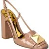 Valentino One Stud 100 Patent Slingback Pump Women -Valentino shop 1313446001 RLLD 1