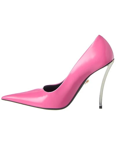 Versace Pin Point Leather Pump Women 4 Versace Pin Point Leather Pump Women - Image 2