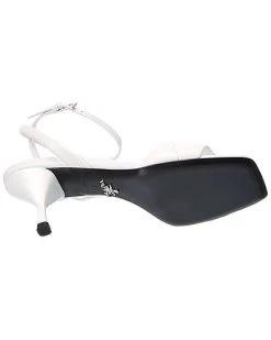 Prada Logo Leather Sandal Women -Valentino shop 1313448116 RLLD 4