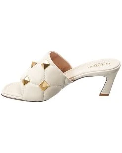 Valentino Roman Stud 65 Leather Sandal Women -Valentino shop 1313450783 RLLD 2