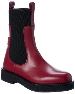 Salvatore Ferragamo Rook Leather Bootie Women