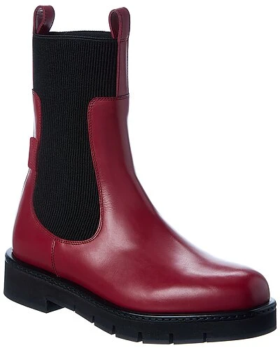 Salvatore Ferragamo Rook Leather Bootie Women 3 Salvatore Ferragamo Rook Leather Bootie Women