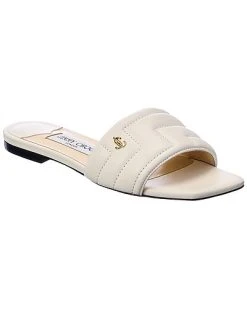 Jimmy Choo Themis Leather Sandal Women