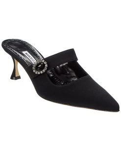 Manolo Blahnik Porramu 50 Silk Pump Women