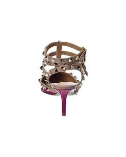 Valentino Rockstud Caged 65 Patent Ankle Strap Pump Women -Valentino shop 1313452337 RLLD 3