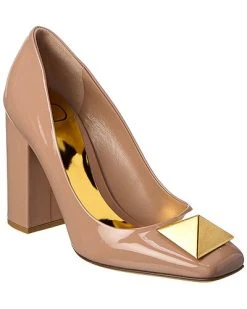 Valentino One Stud 100 Patent Pump Women