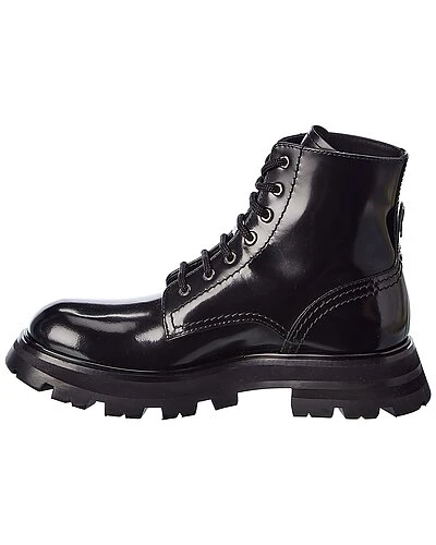 Alexander McQueen Wander Leather Bootie Women 4 Alexander McQueen Wander Leather Bootie Women - Image 2