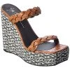 Giuseppe Zanotti Lla 90 Croc-Embossed Leather Wedge Sandal Women -Valentino shop 1313462677 RLLD 1