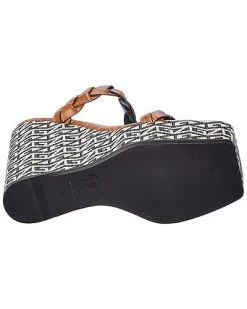 Giuseppe Zanotti Lla 90 Croc-Embossed Leather Wedge Sandal Women -Valentino shop 1313462677 RLLD 4