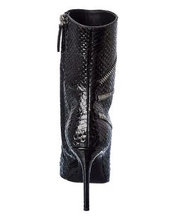 Giuseppe Zanotti Raquel 105 Snake-Embossed Leather Bootie Women -Valentino shop 1313462688 RLLD 3