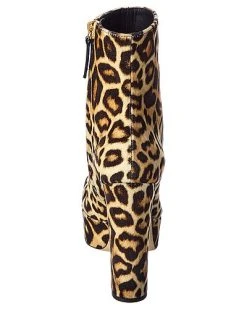 Giuseppe Zanotti New York 80 Velvet Platform Bootie Women -Valentino shop 1313462691 RLLD 3