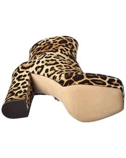 Giuseppe Zanotti New York 80 Velvet Platform Bootie Women -Valentino shop 1313462691 RLLD 4