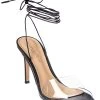 Gianvito Rossi Skye 85 Vinyl & Leather Sandal Women -Valentino shop 1313465830 RLLD 1