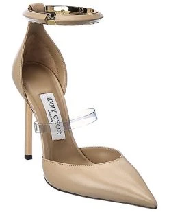 Jimmy Choo Dreece 110 Leather & Vinyl Pump Women