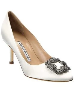 Manolo Blahnik Hangisi 70 Satin Pump Women